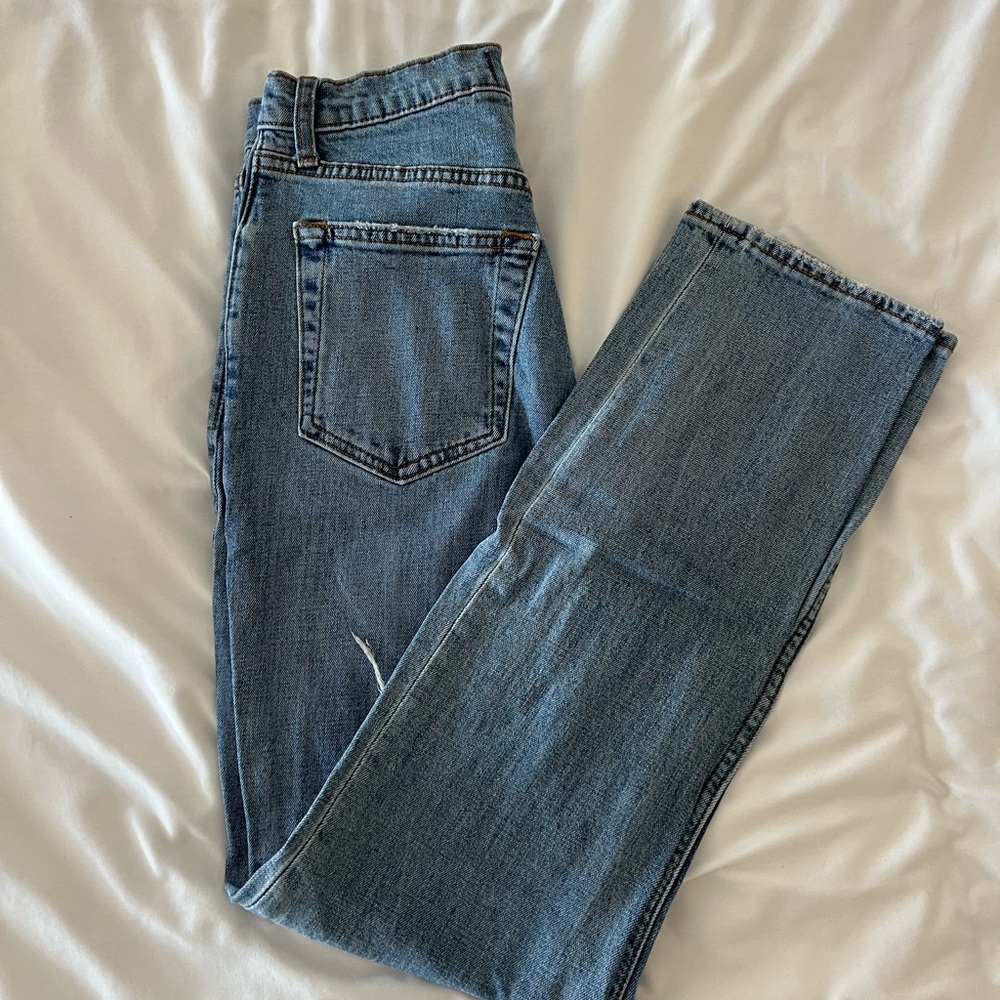 Abercrombie & Fitch 90s slim straight ultra high rise (size 4s)